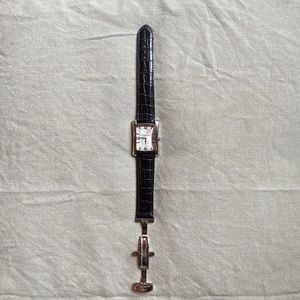 Stuhrling Original men’s watch in stainless steel and black crocodile